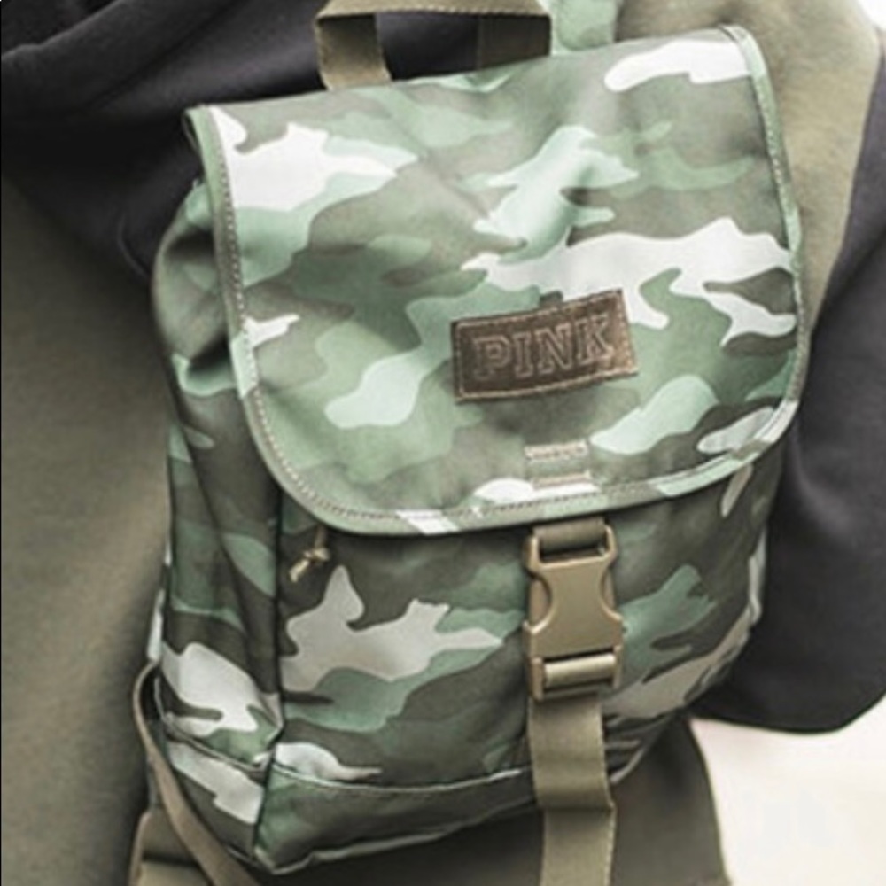 - Victoria’s Secret Pink Camouflage small backpack